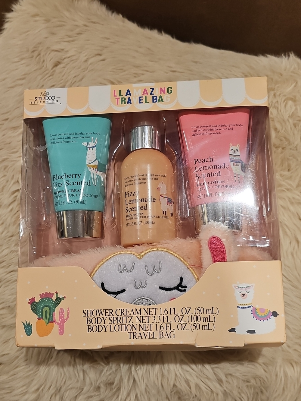 Llamazing Travel Bag - Body scrub body spritz body lotion